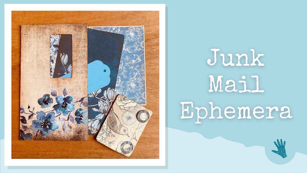 HOW TO COVER A JUNK MAIL ENVELOPE - Junk Journal Ephemera Tutorial