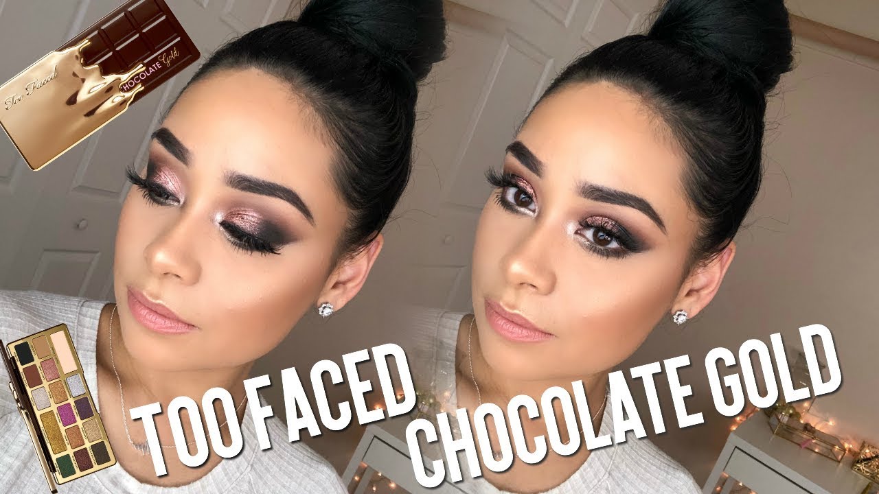 TOO FACED Chocolate Gold | Valentines Day Makeup