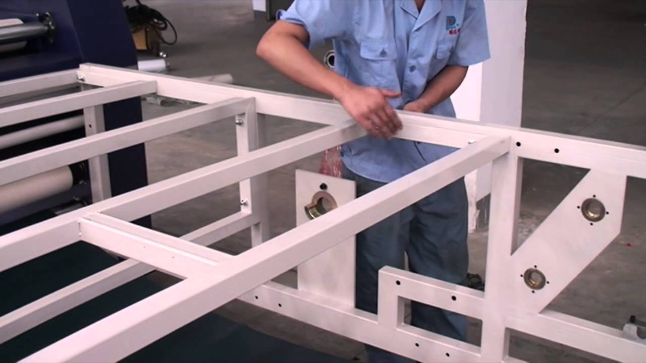 Install Process of MF1700  Heat Transfer Machine