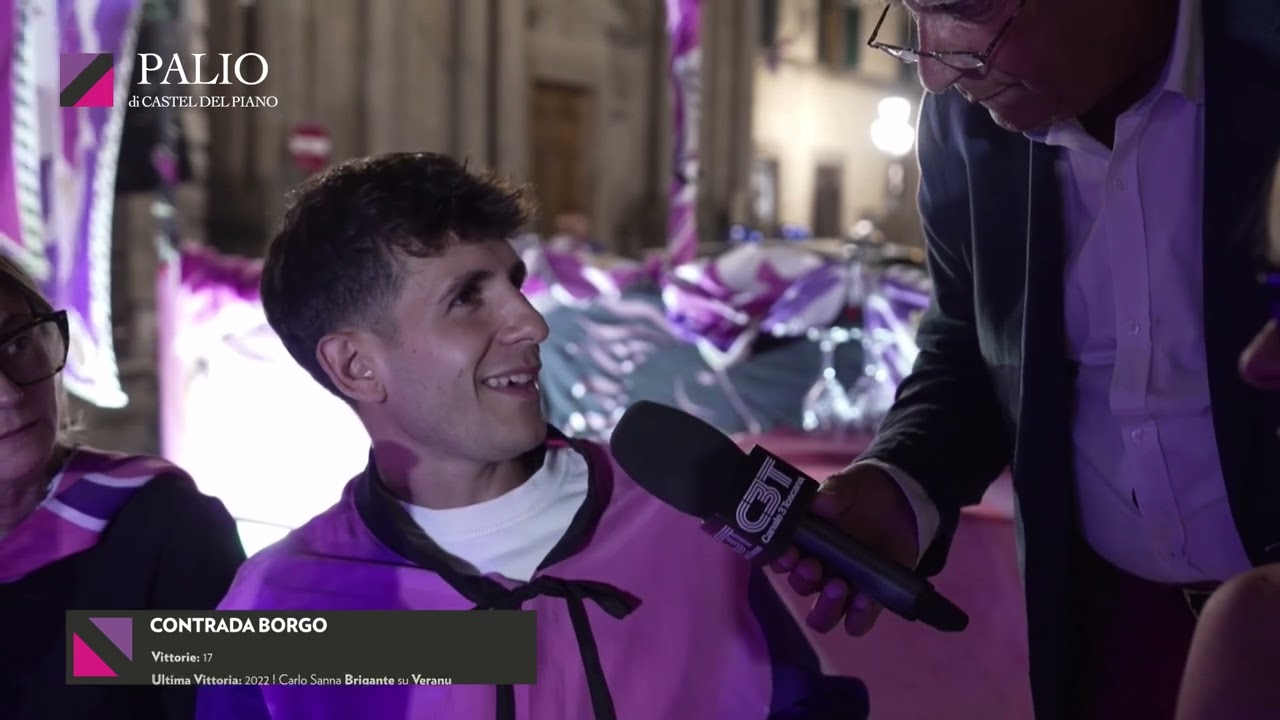 Palio di Castel del Piano 2024 - Cena Propiziatoria nella Contrada del Borgo