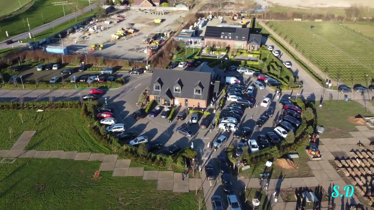 4K Drone - Garden of Peace Muslim Cemetery (Five Oaks) London
