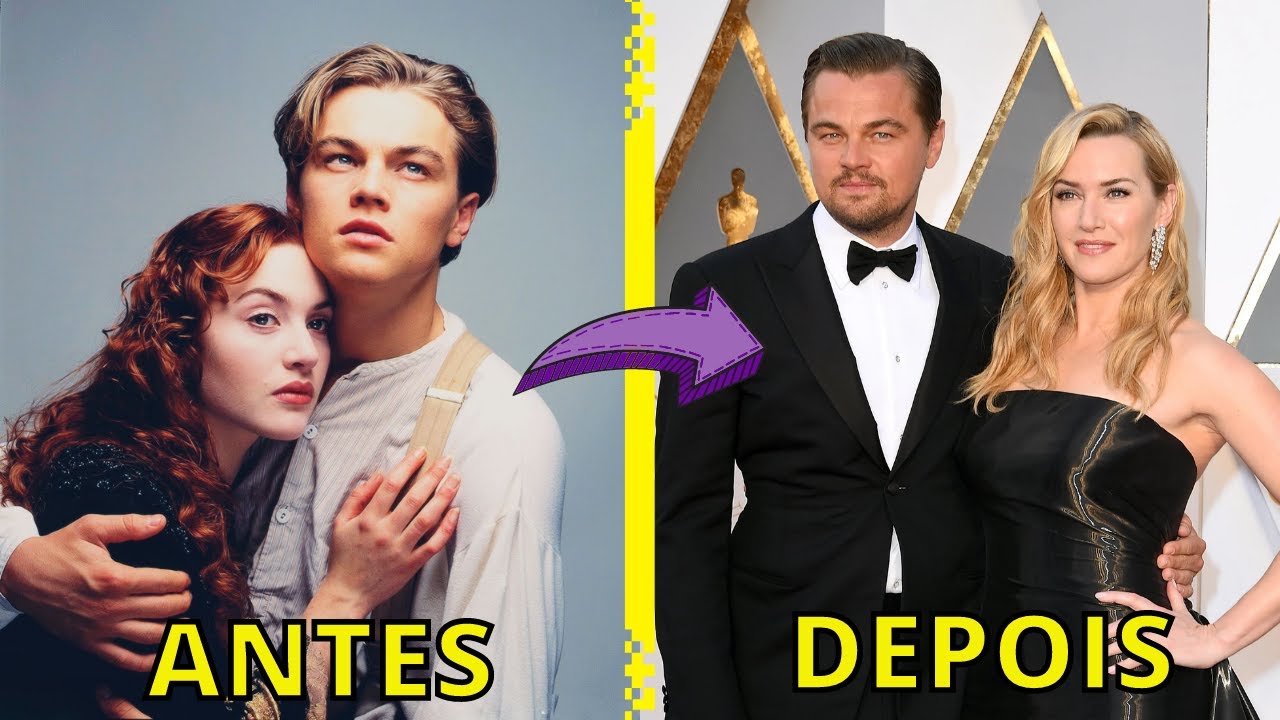 Titanic - Antes e Depois do Elenco (2022) com Idades