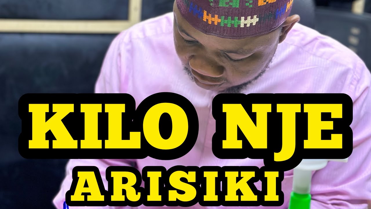 OPO NIO MO IYATO LAARIN ALUBARIKA, OORE ATI ARISIKI, KILO NJE ARISIKI GAAN NI PATO