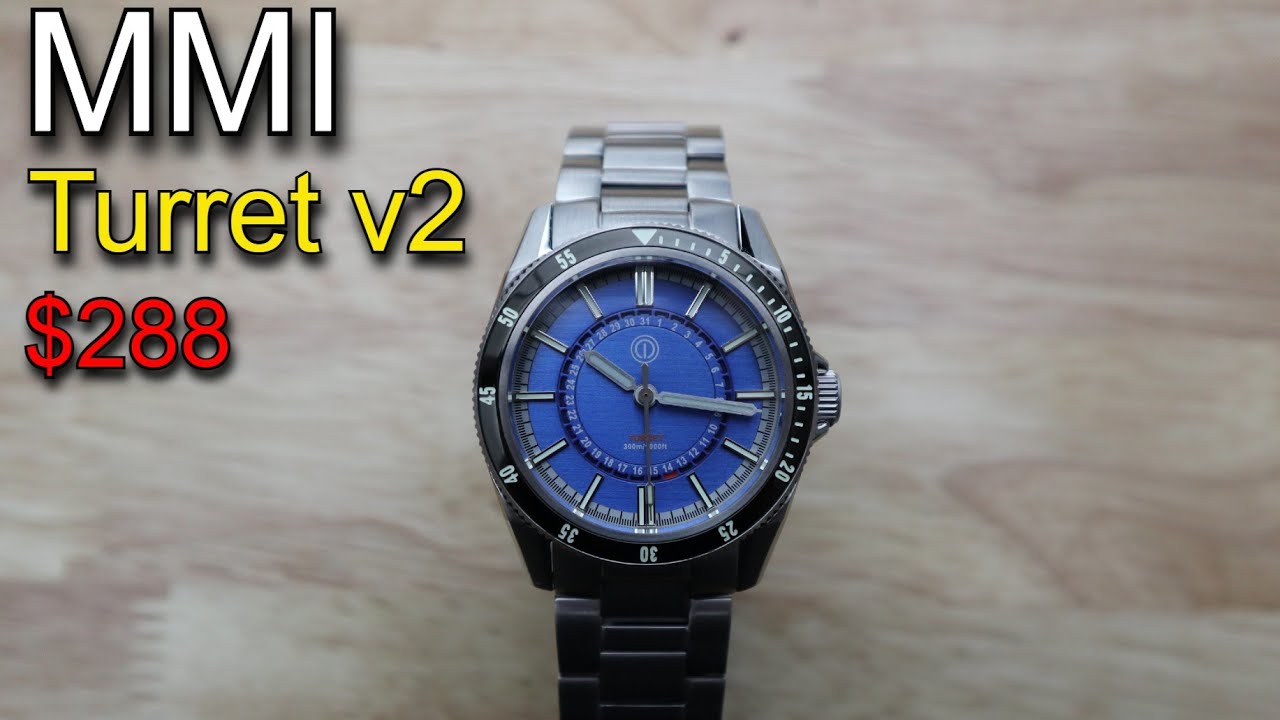 MMI Turret V2 300m Automatic Diver for Under $300 With Great Lume and Date