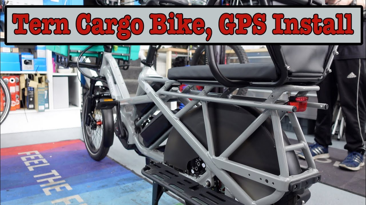 Tern Cargo ebike and a GPS tracker Install