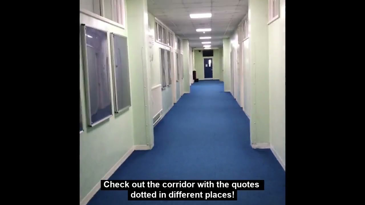 Wall Quotes for a School Corridor