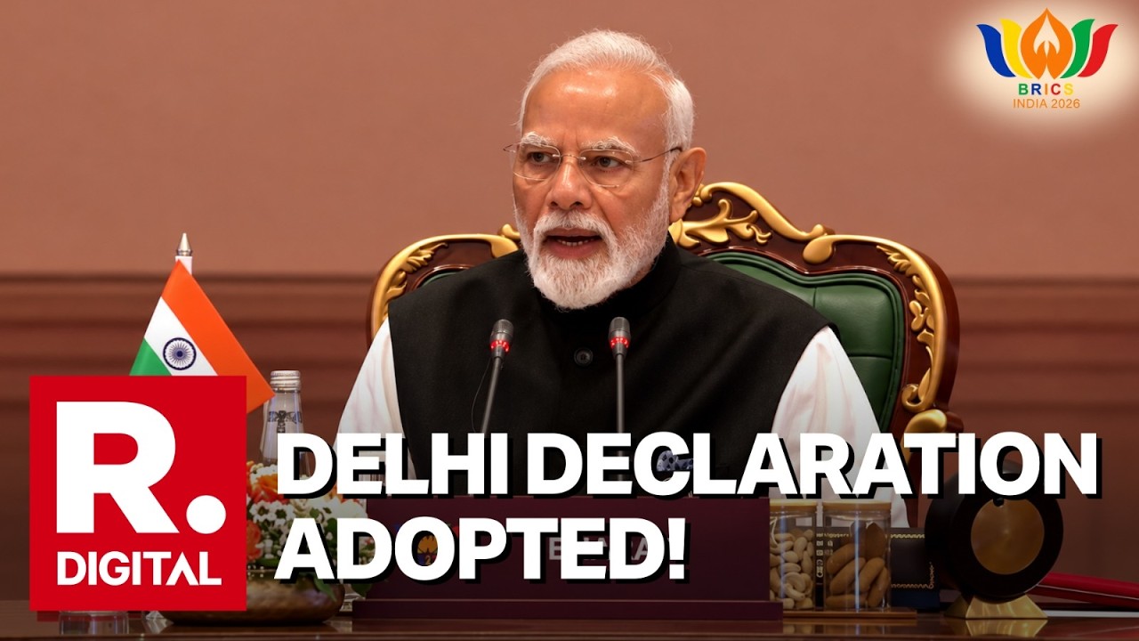PM Modi Concludes BRICS Session: New Delhi Declaration Adopted, Stamps Released