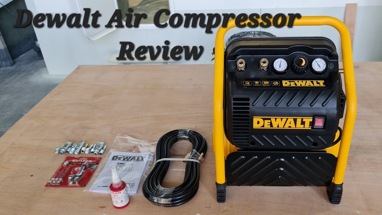 Dewalt Air Compressor DCP10QTC-GB 1100w Mid Preasure Super Quiet 240v Review Sealey United Kingdom