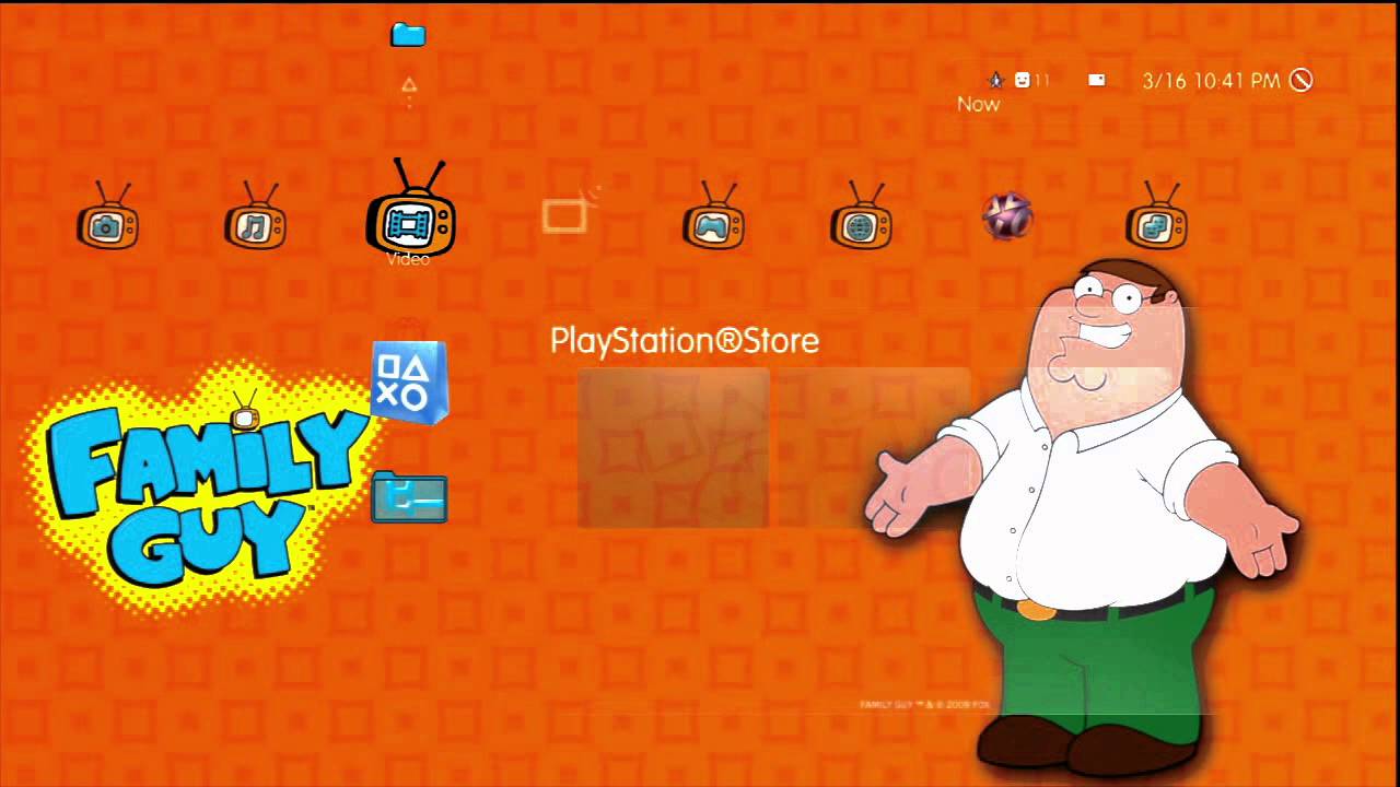 PS3 Family Guy Theme - PlayStation Store