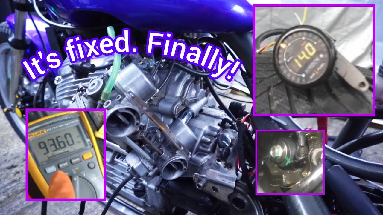 Мотоцикл Honda GL500 (CX500) наконец-то отремонтирован.