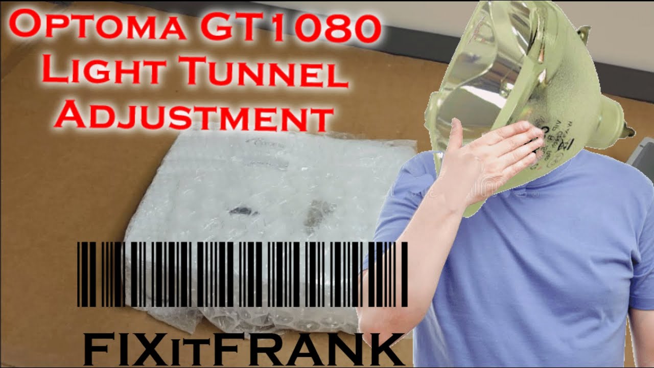 Optoma GT1080 DLP Projector Repair / Light Tunnel Adjustment