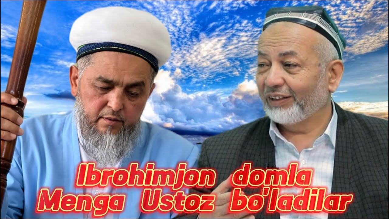 Ibrohimjon domla menga ustoz bo’ladilar. @muxtorxondomla