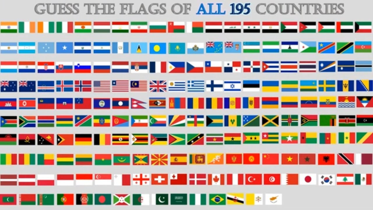Can you Guess the Flags of 195 countries? Ultimate Flags Quiz