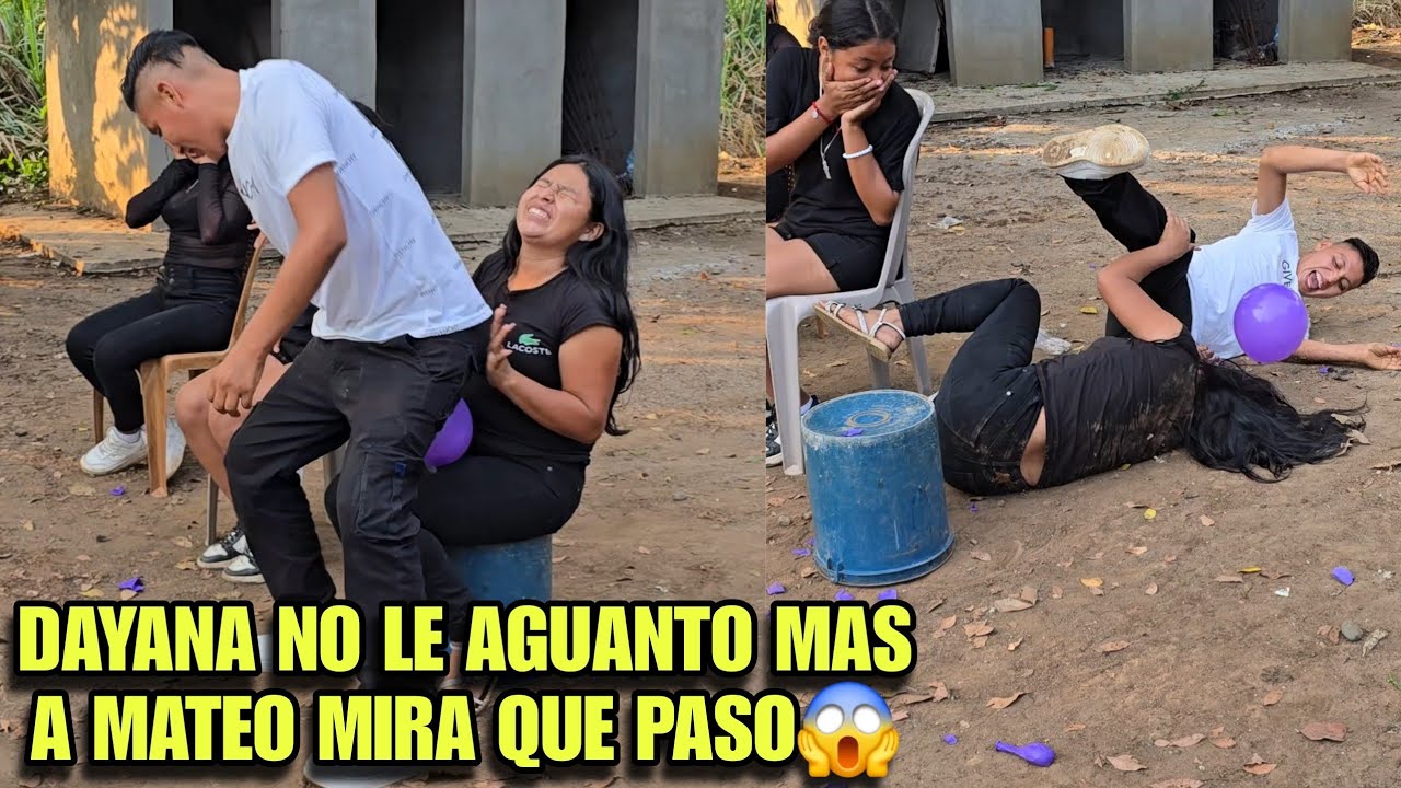Revancha TEO y DAYANA No Aguantarón Más Y Se Truenan La Cara En El Suelo😱