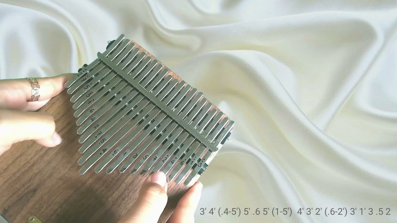 One Summer's Day- Kalimba Cover ( with tab)- Pinky Kalimba