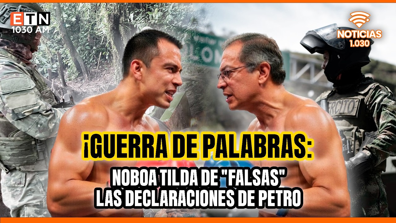 EN VIVO 🔴¡GUERRA DE PALABRAS: NOBOA Tilda de 