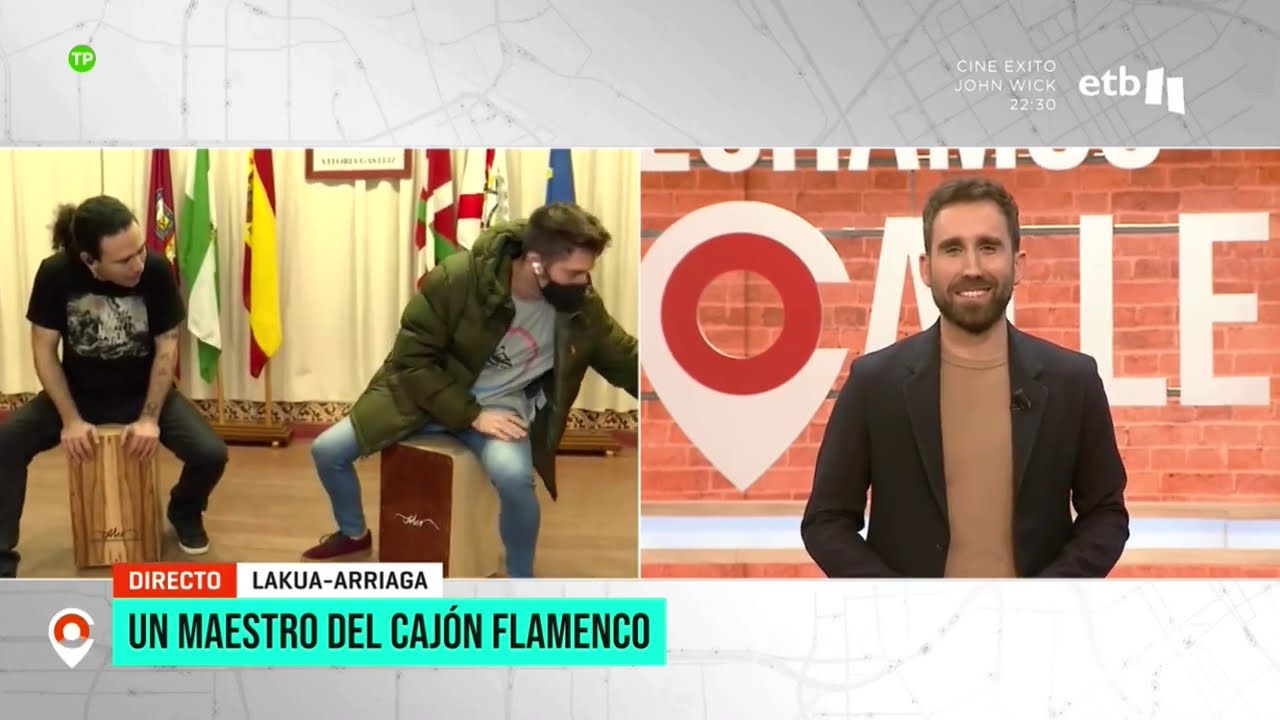 Caj&oacute;n Flamenco en ETB2 - &ldquo;Nos echamos a la calle&rdquo;