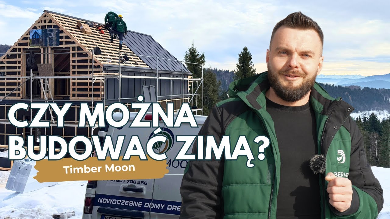 BUDOWA DOMÓW JEDNORODZINNYCH ZIMĄ - Inwestycja 4 domów szkieletowych Timber Moon - Domy modułowe