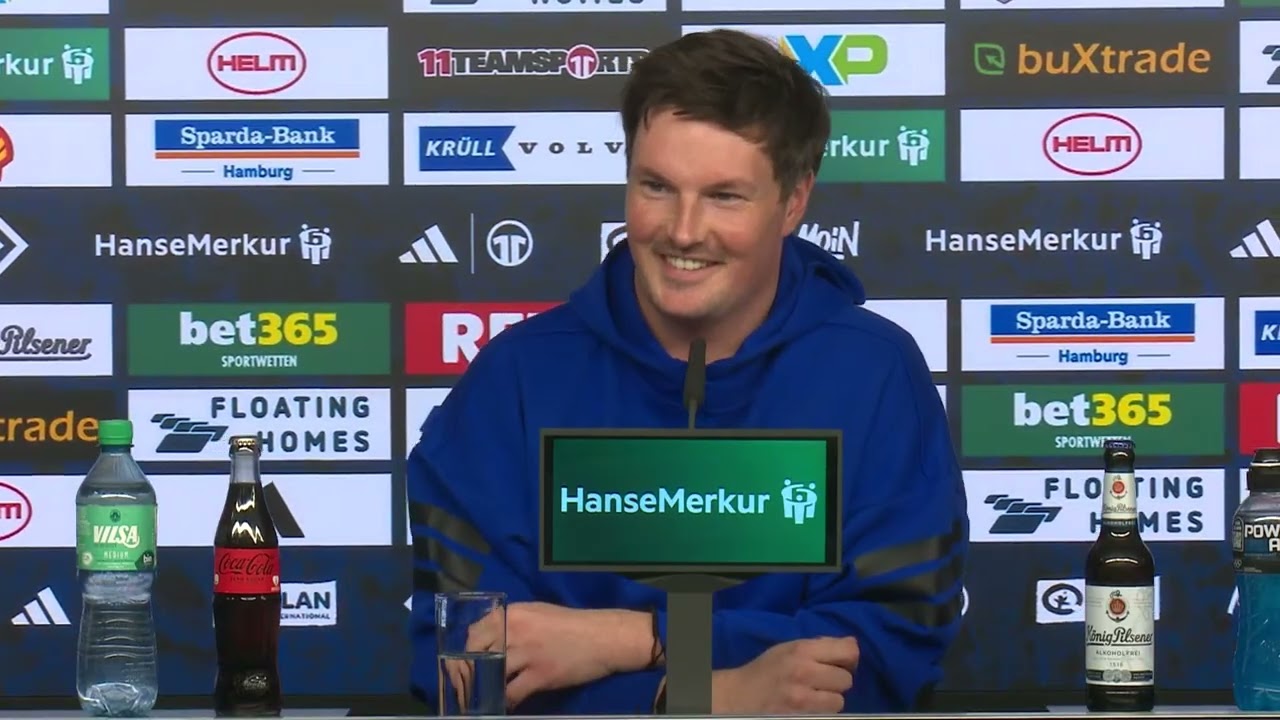 Pressekonferenz vor dem Spiel gegen 1.FC Köln