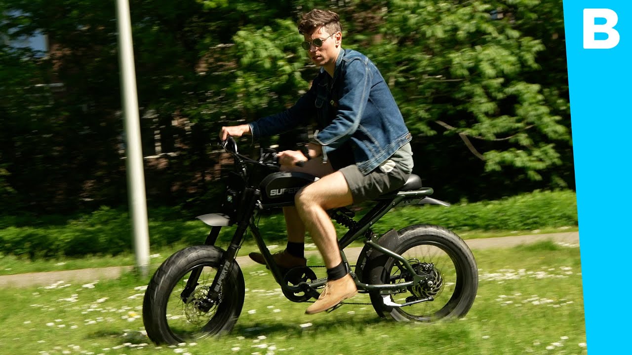 Deze stoere e-bike rijdt pas lekker als ie TE hard gaat!