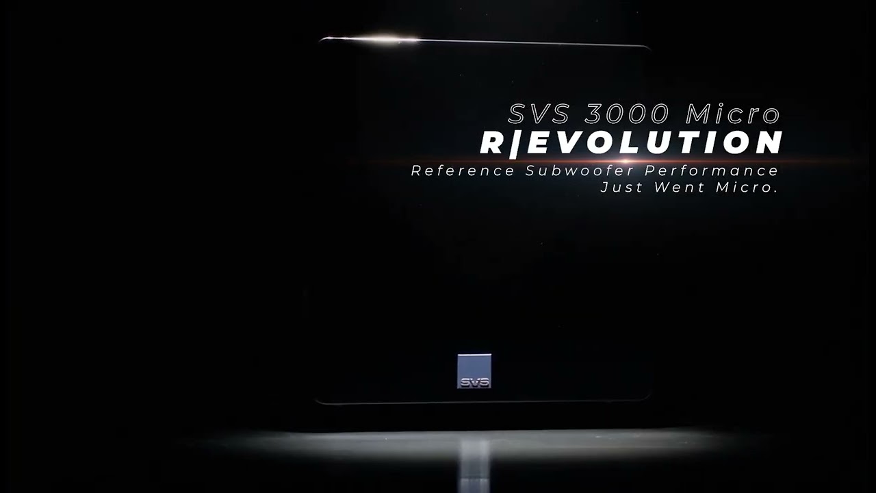 SVS 3000 Micro R|Evolution | Massive Bass. Minimal Floorspace.