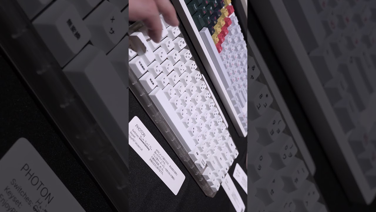 PHOTON by Cannonkeys x ai03 - Japan Keyboard Meetup 2023.11.04 / New best budget keyboard!? #shorts