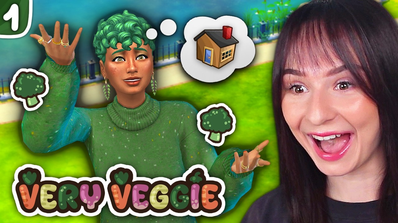 I started the VERY VEGGIE Legacy Challenge in The Sims 4 🥦