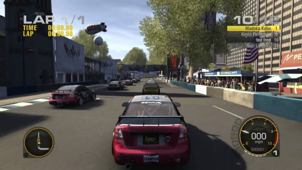 Race Driver Grid Gameplay Xbox 360 1080P