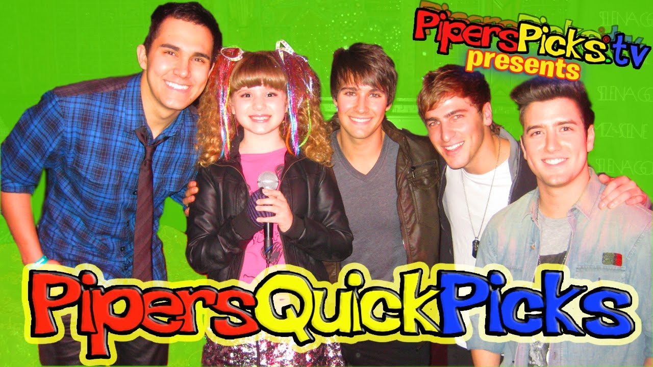 BIG TIME RUSH Run-In with Tween Reporter PIPER REESE at HOUSE of BLUES for Selena's UNICEF Event