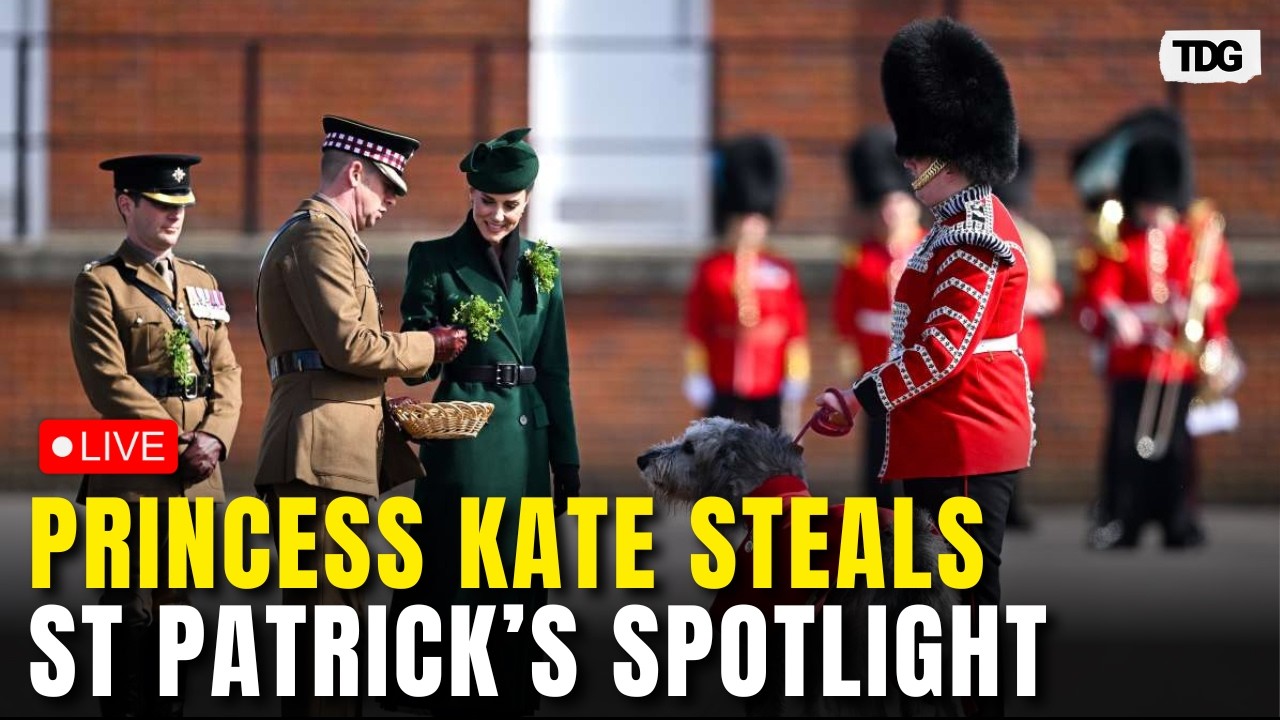 St Patrick&rsquo;s Day parade LIVE: Princess Kate steals spotlight at Irish Guards parade on St Patrick&rsquo;s