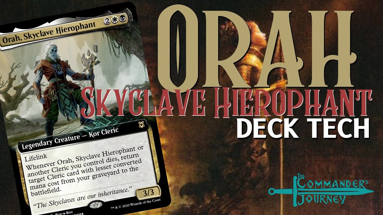 Orah Skyclave Hierophant - Cleric Tribal | EDH Deck Tech $250 | Commanders Journey | Ep 38