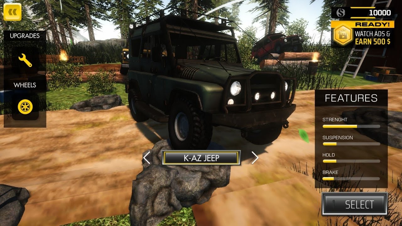 Offroad Masters Challenge Gameplay | K-AZ JEEP 🚙 Realistic 4x4 Truck & SUV Offroad Driving (WebGL)