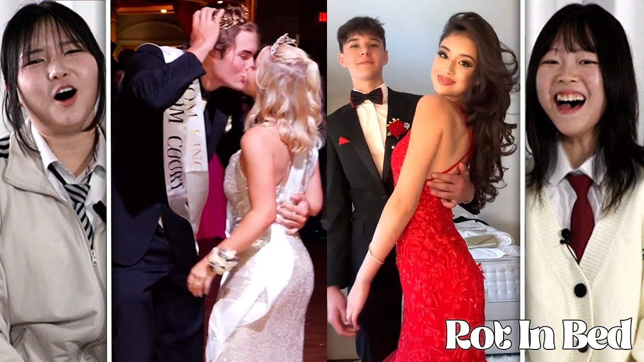 Koreans Teenager React to Prom party Videos in x Tiktok For The First Time  | Rot In Bed