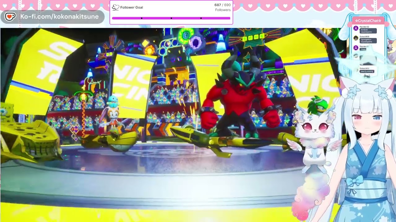 [ENVtuber/Muted] Sonic Racing Crossworld, Spongbob Festival Event| First:   | !discord