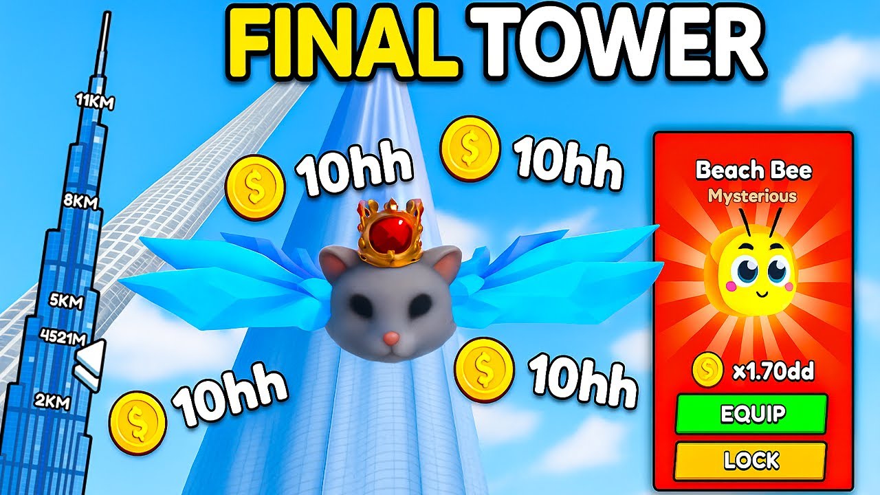 I Climbed The FINAL TOWER And Got IRONMAN Event Items In Climb & Jump Tower (Roblox)!