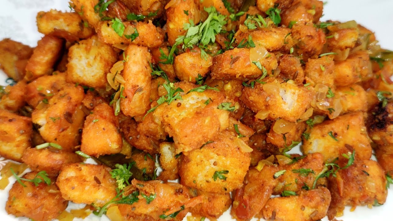 बची हुई ब्रेड से बनाये चटपटा टेस्टी नाश्ता। leftover bread recipe। bread ka nashta