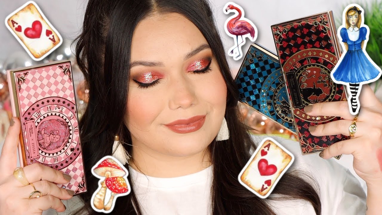 NEW Alice In Wonderland Palettes?! Swatches + Makeup Tutorial