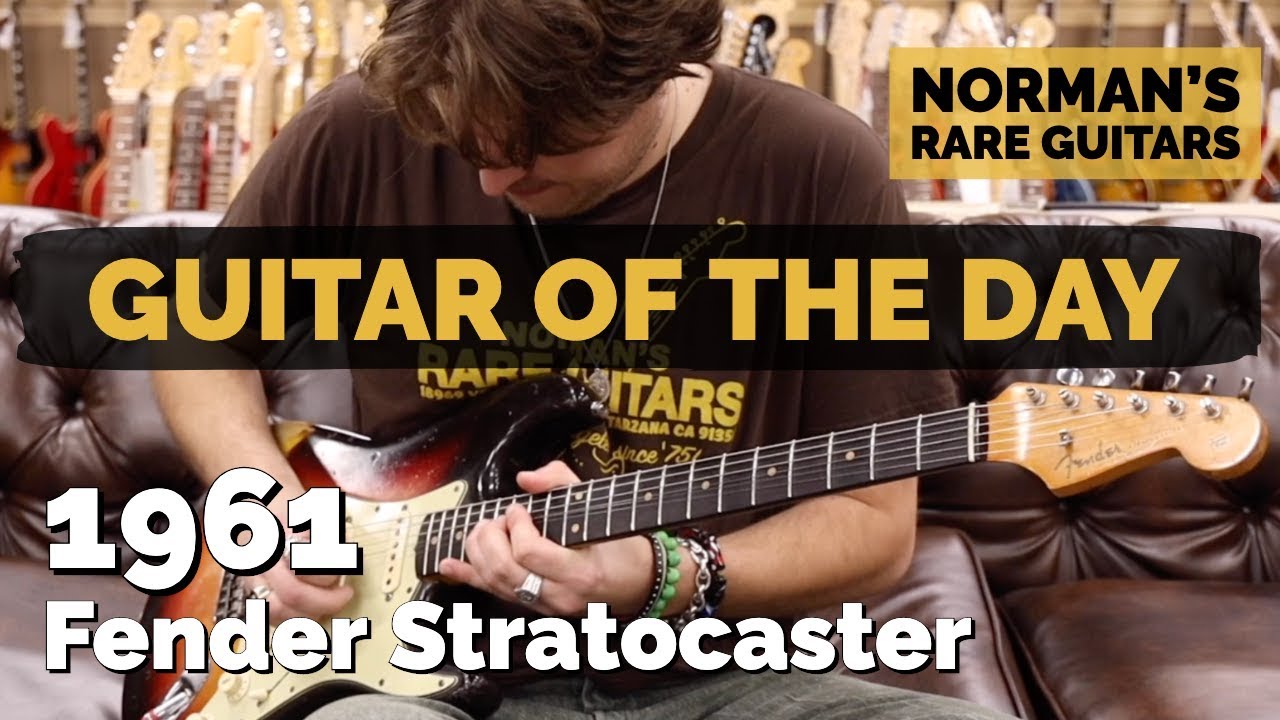 Гитара дня: Fender Stratocaster 1961 года | Редкие гитары Нормана
