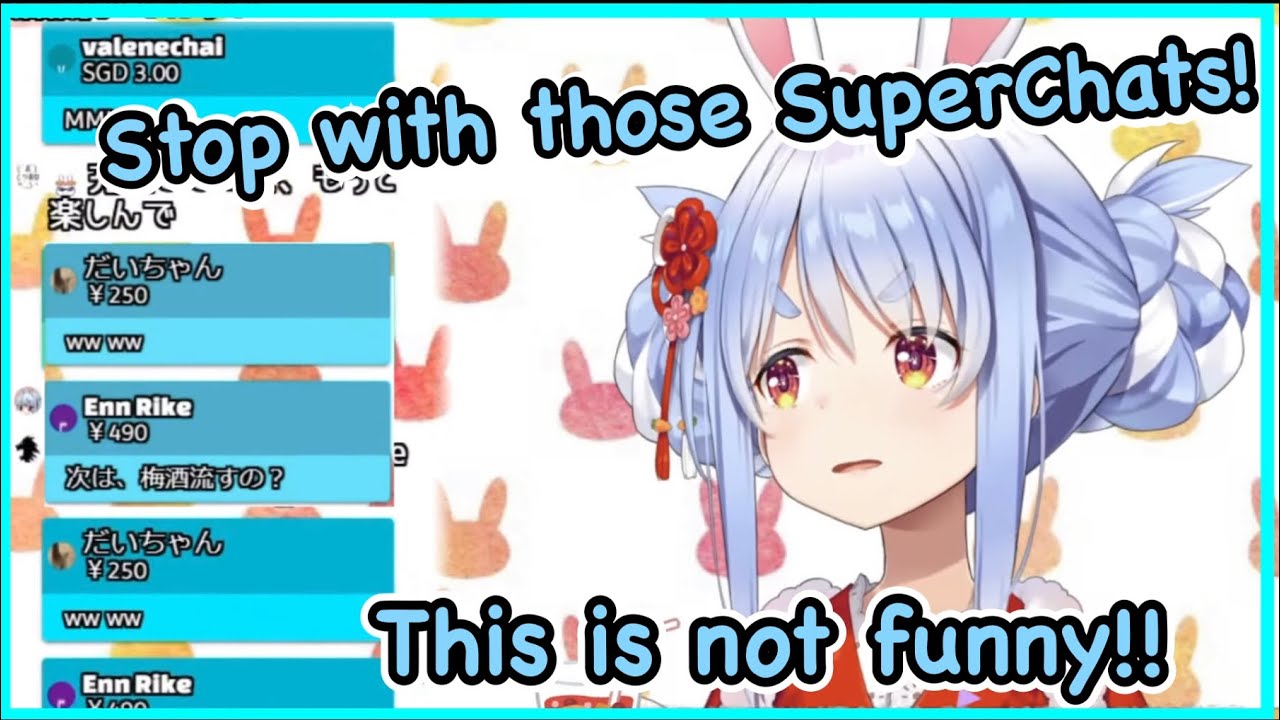 【ENG SUB】Pekora’s fans troll her with insane amount of SuperChats
