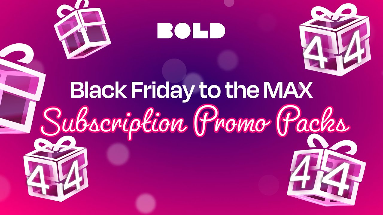 Subscription Promo Packs: Tips to maximize Black Friday/Cyber Monday success