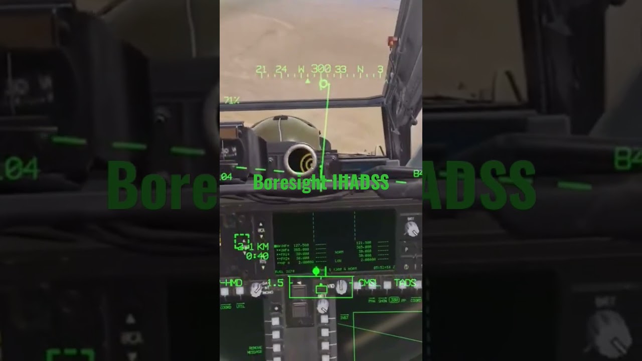 DCS Apache 64D boresighting(shorts)
