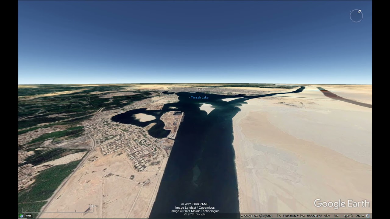 Suez Canal - Google Earth tour.