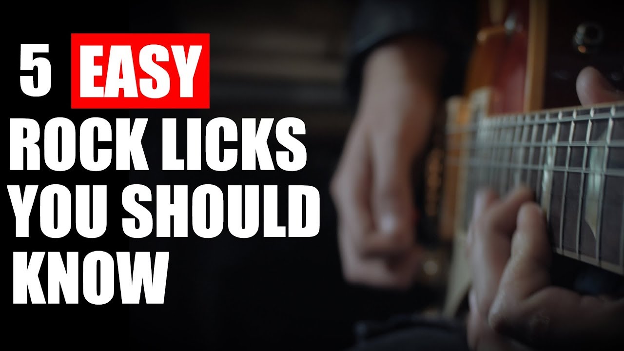 Beginner Guitar Rock Soloing Lesson | 5 EASY Rock Licks You Should Know!