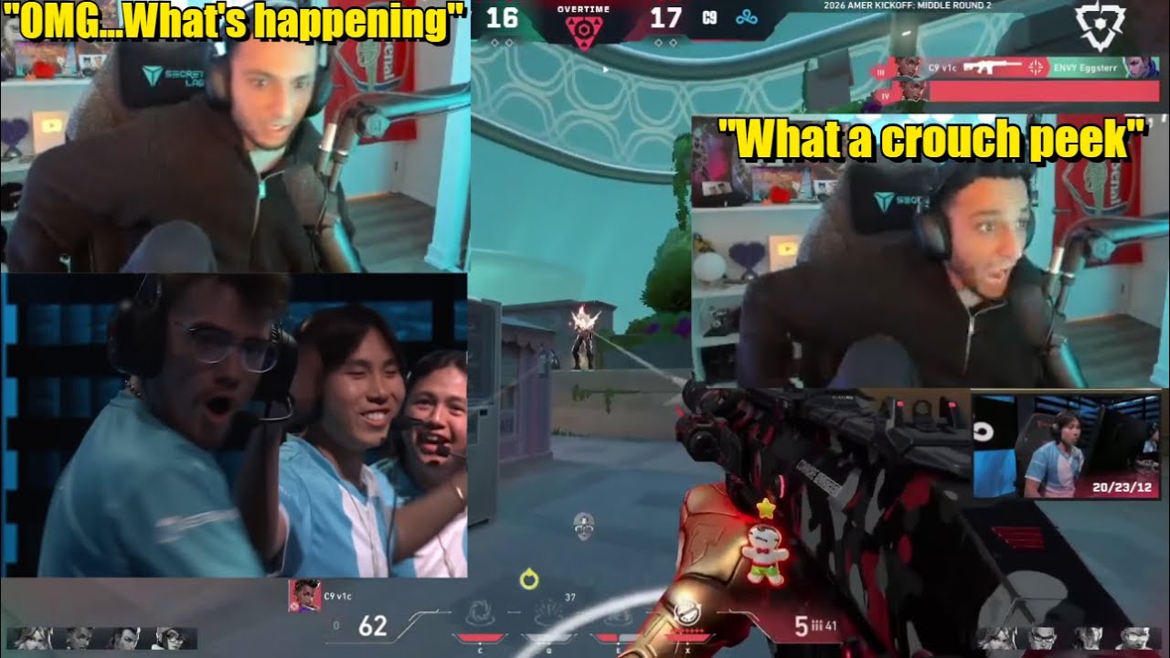 FNS реагируют на невероятный решающий момент в схватке 1 на 3 от C9 V1C против ENVY.