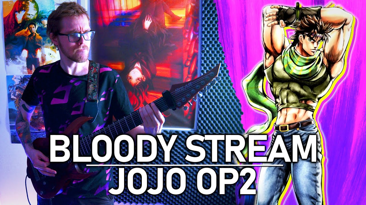 Bloody Stream (JoJo's Bizarre Adventure OP2) - Metal Cover || Billy Qvarnström