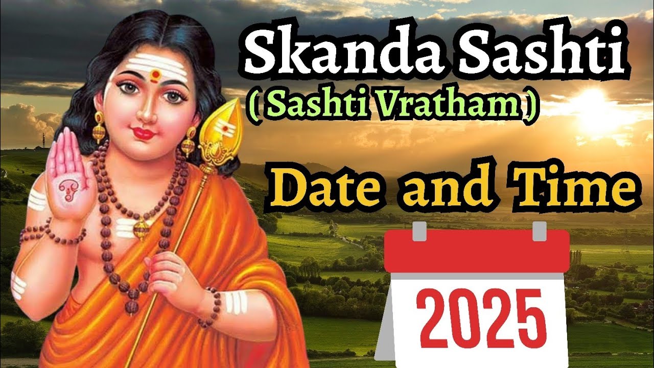 Skanda Sashti 2025 | Dates and Time | Sashti Vratham | ഷഷ്&zwnj;ഠി വ്രതം 2025 | #sashti #vratham #murugan