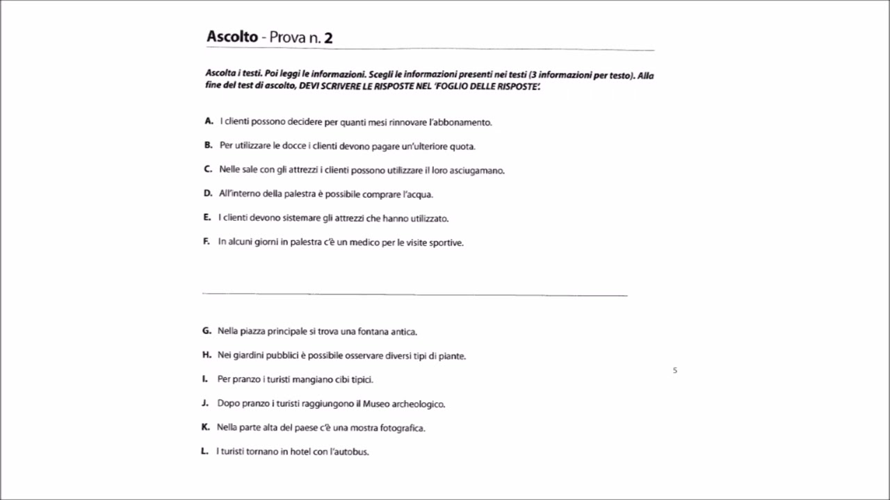 CILS B1 Cittadinanza | aprile 2023 | Ascolto con le soluzioni