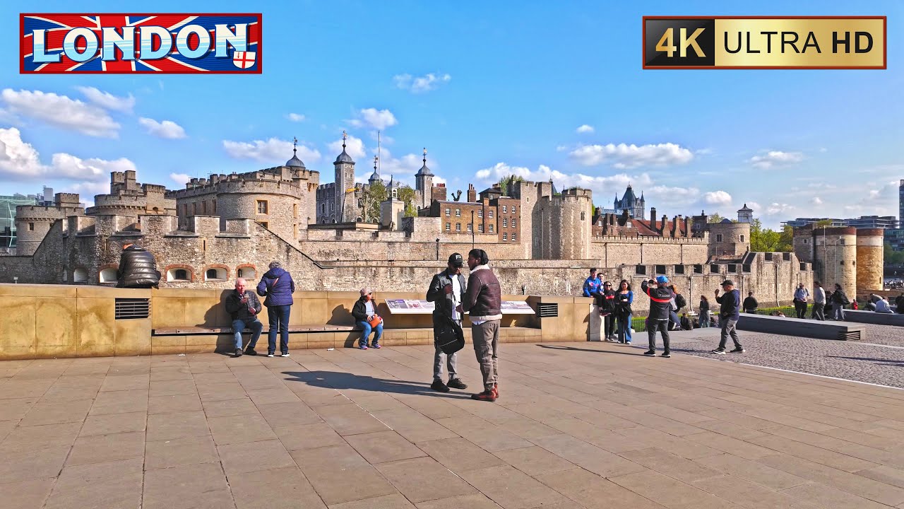 Walking in London April 2025 | Tower of London and Tower Bridge [4K60]
