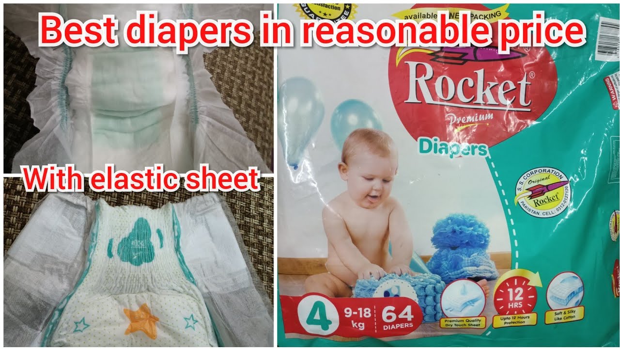 Good quality diapers with reasonable price // Rocket diapers review