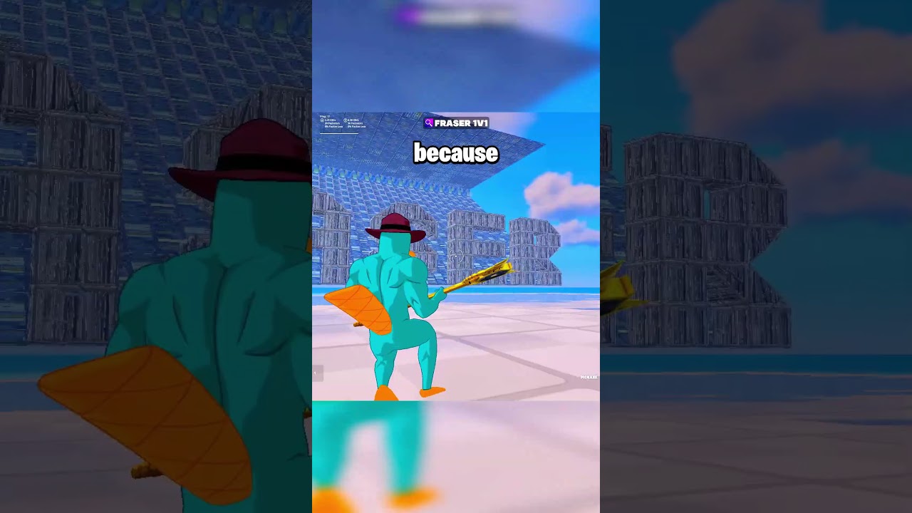 Не может быть, чтобы он построил это на *ЛУЧШЕЙ* карте опыта в Fortnite 😂